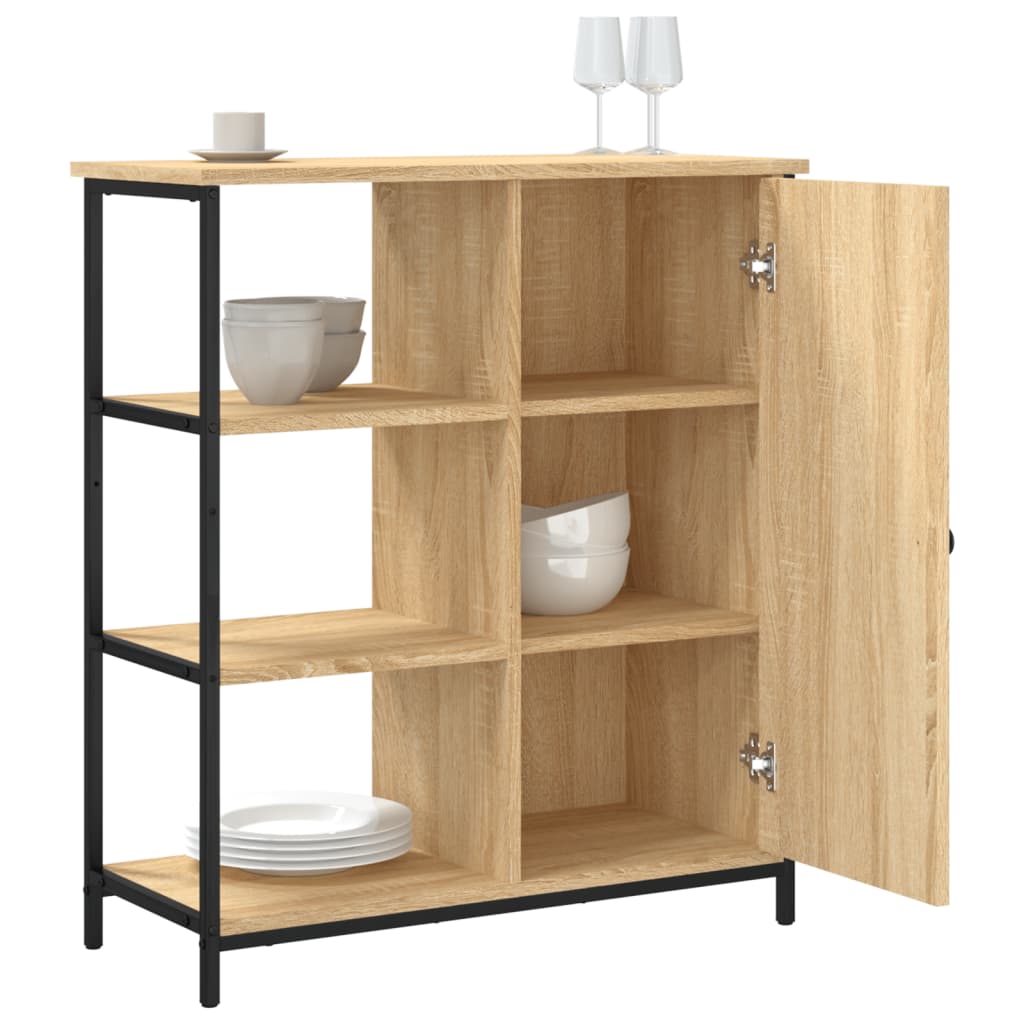 Buffet chêne sonoma 70x30x80 cm bois d'ingénierie - XIOS