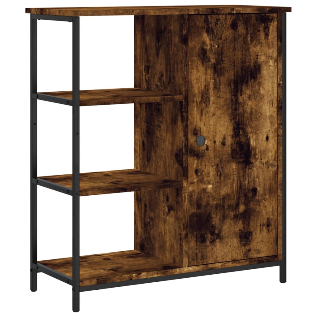 Buffet chêne fumé 70x30x80 cm bois d'ingénierie - XIOS