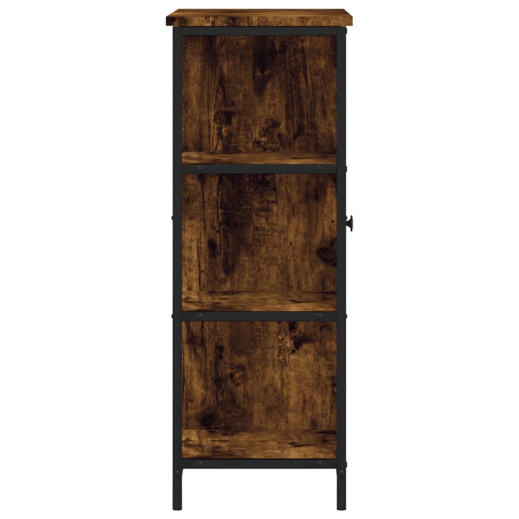 Buffet chêne fumé 70x30x80 cm bois d'ingénierie - XIOS