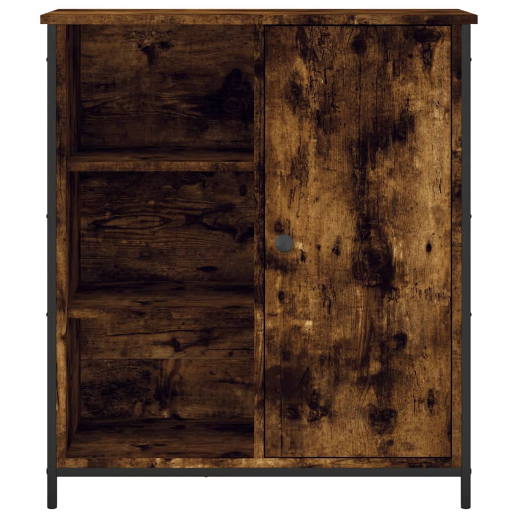 Buffet chêne fumé 70x30x80 cm bois d'ingénierie - XIOS