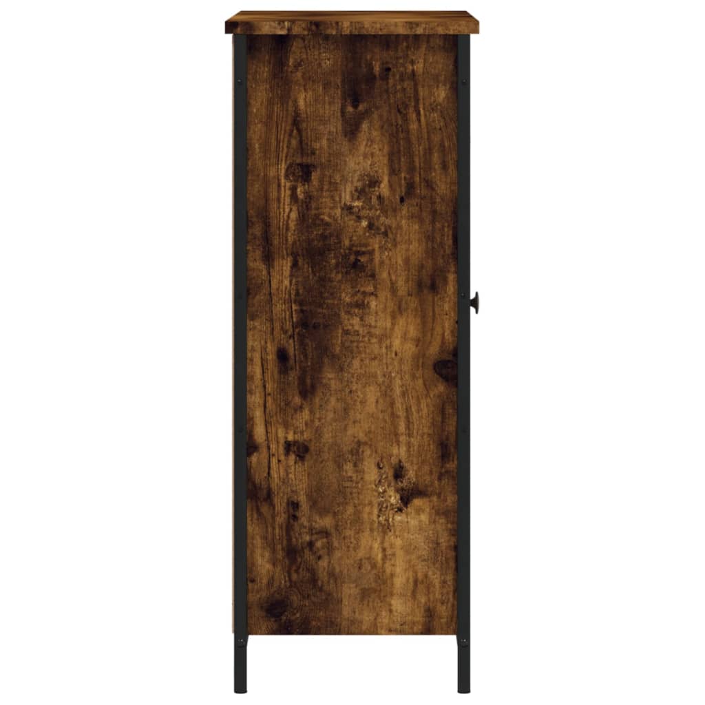 Buffet chêne fumé 70x30x80 cm bois d'ingénierie - XIOS