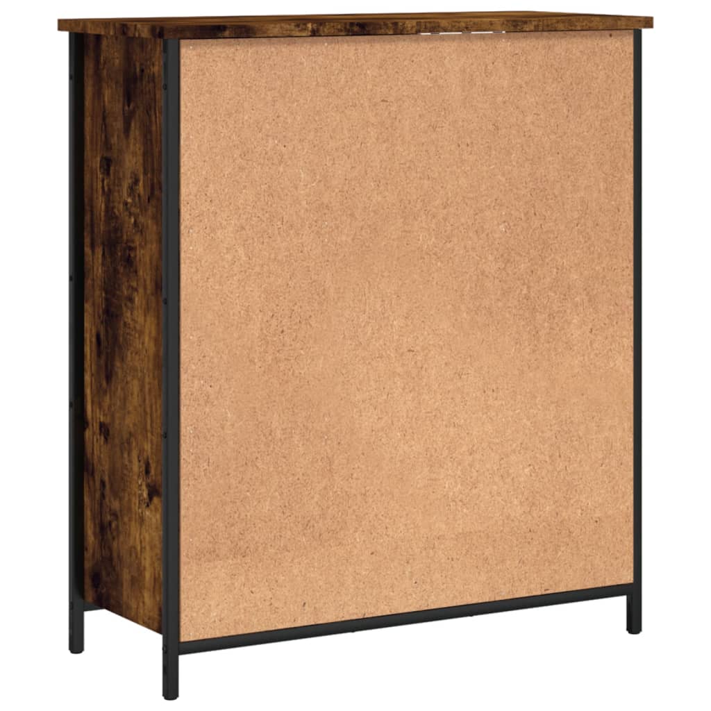 Buffet chêne fumé 70x30x80 cm bois d'ingénierie - XIOS