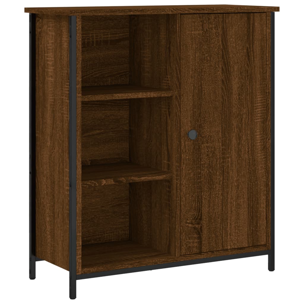Buffet chêne marron 70x30x80 cm bois d'ingénierie - XIOS