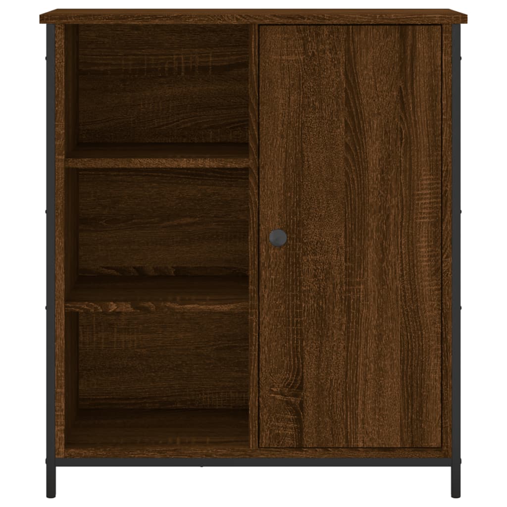 Buffet chêne marron 70x30x80 cm bois d'ingénierie - XIOS
