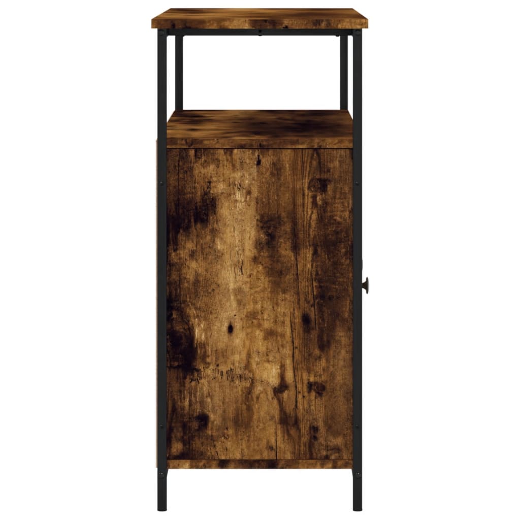 Buffet chêne fumé 100x35x80 cm bois d'ingénierie - XIOS