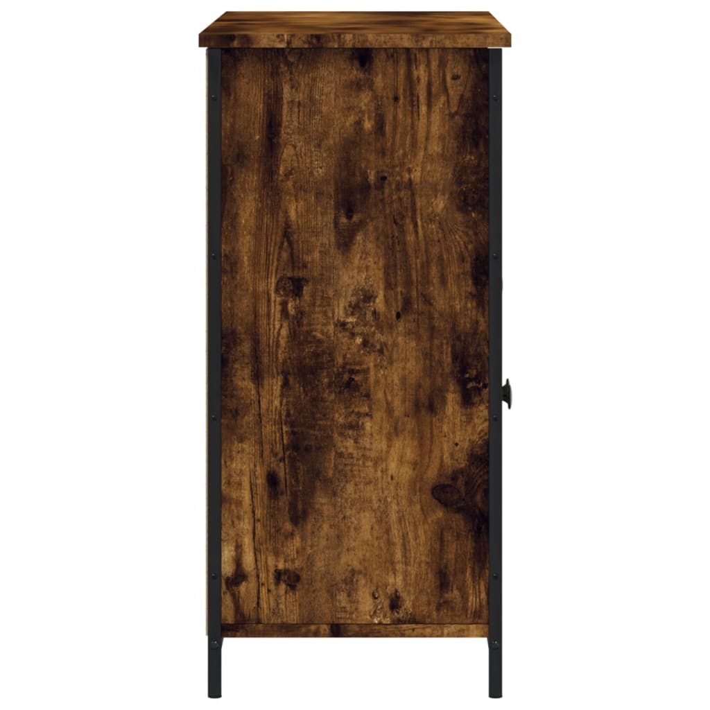 Buffet chêne fumé 100x35x75 cm bois d'ingénierie - XIOS