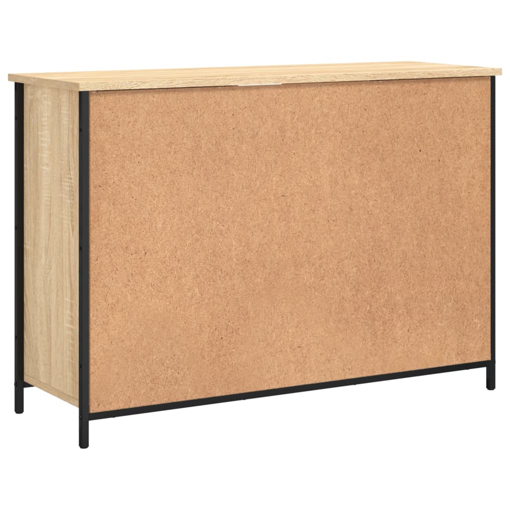 Buffet chêne sonoma 100x35x70 cm bois d'ingénierie - XIOS