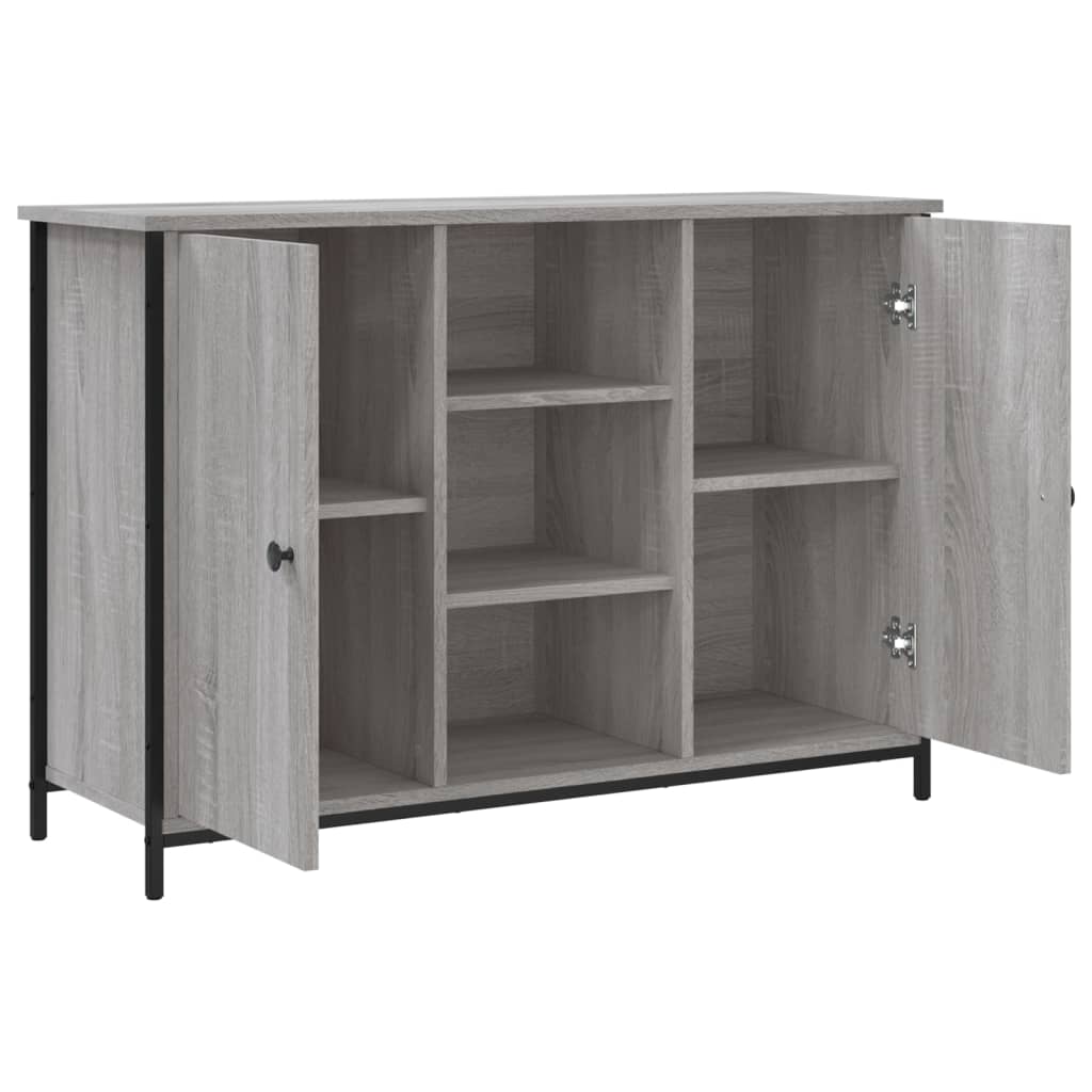 Buffet sonoma gris 100x35x70 cm bois d'ingénierie - XIOS