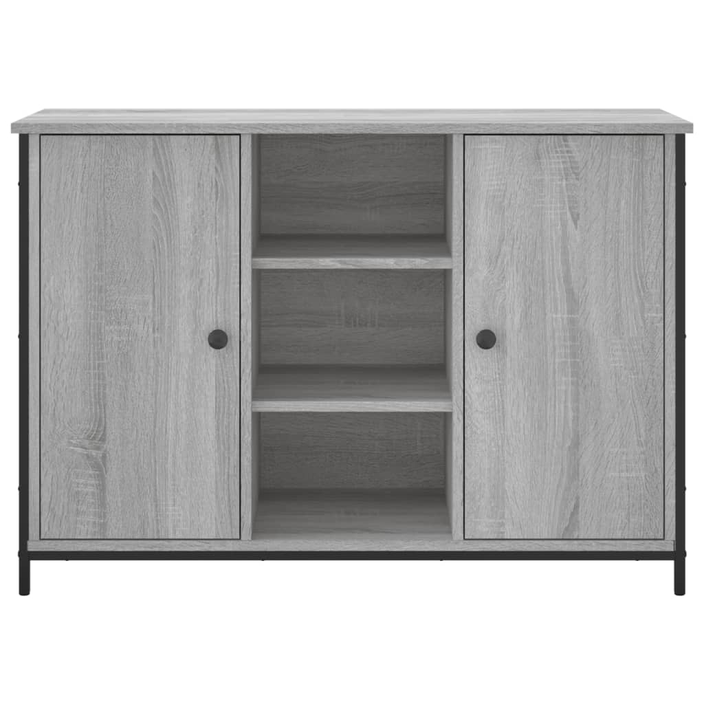 Buffet sonoma gris 100x35x70 cm bois d'ingénierie - XIOS