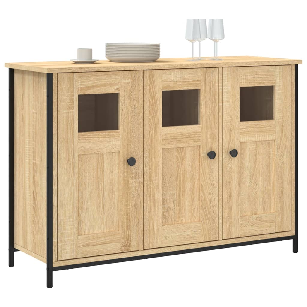 Buffet chêne sonoma 100x35x70 cm bois d'ingénierie - XIOS