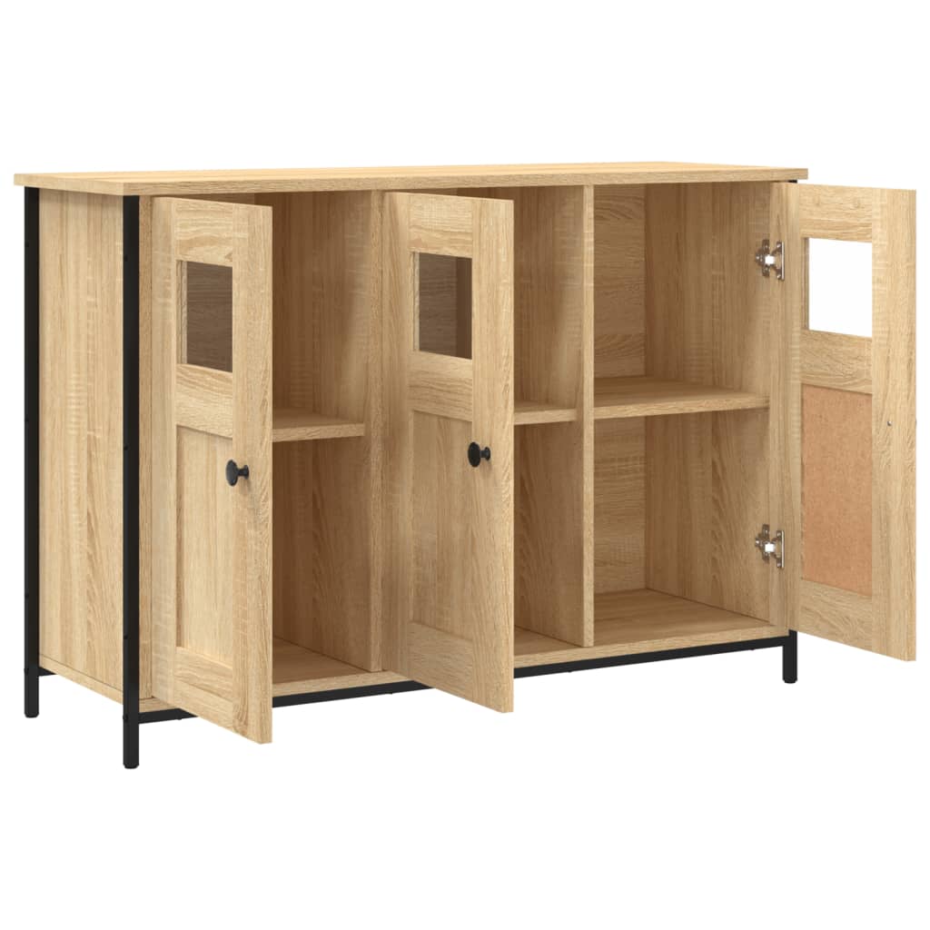 Buffet chêne sonoma 100x35x70 cm bois d'ingénierie - XIOS
