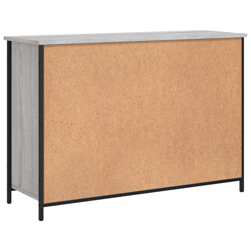 Buffet sonoma gris 100x35x70 cm bois d'ingénierie - XIOS