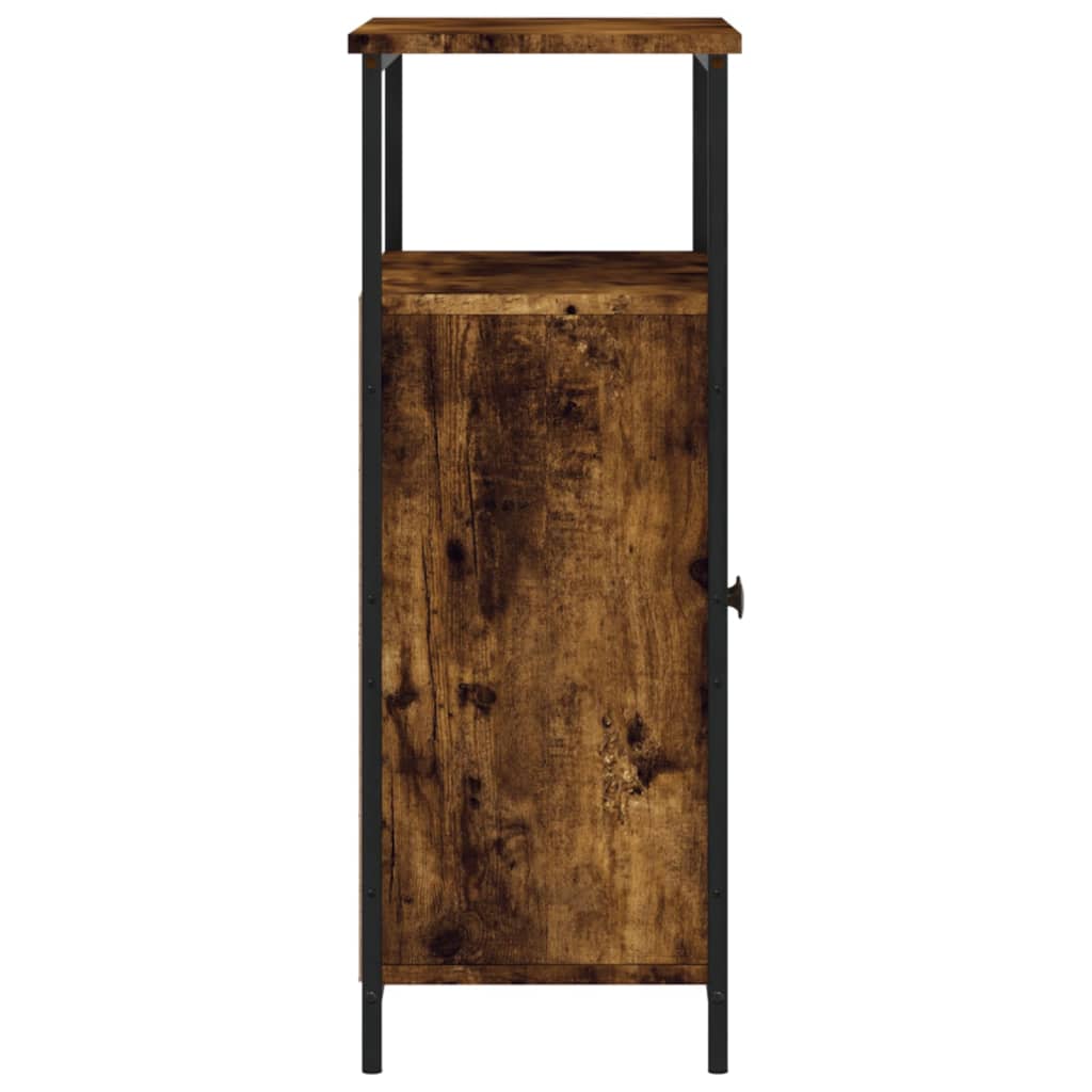 Buffet chêne fumé 70x30x80 cm bois d'ingénierie - XIOS