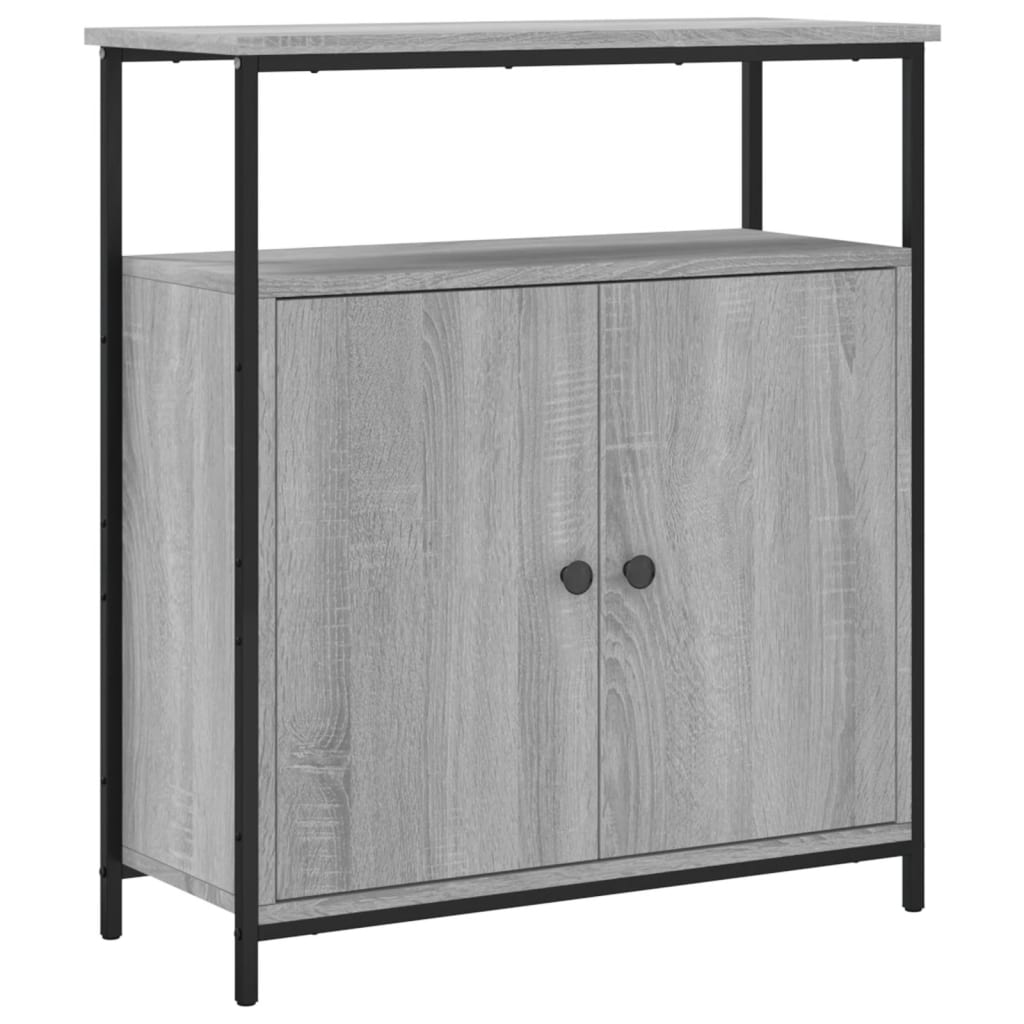 Buffet sonoma gris 70x30x80 cm bois d'ingénierie - XIOS