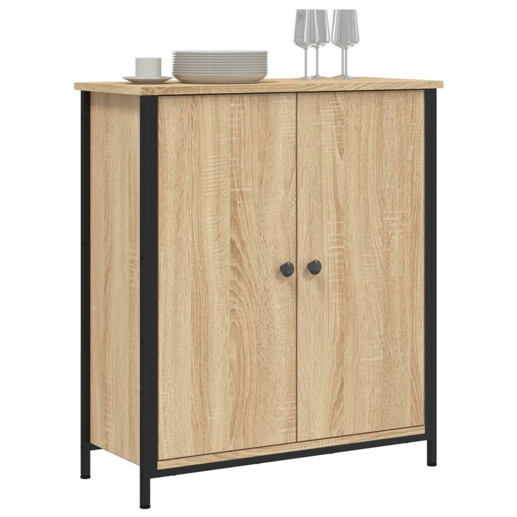 Buffet chêne sonoma 70x30x80 cm bois d'ingénierie - XIOS