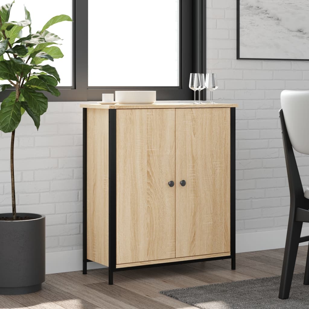 Buffet chêne sonoma 70x30x80 cm bois d'ingénierie - XIOS
