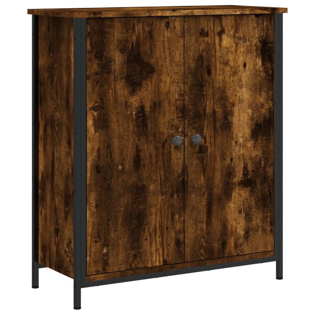 Buffet chêne fumé 70x30x80 cm bois d'ingénierie - XIOS