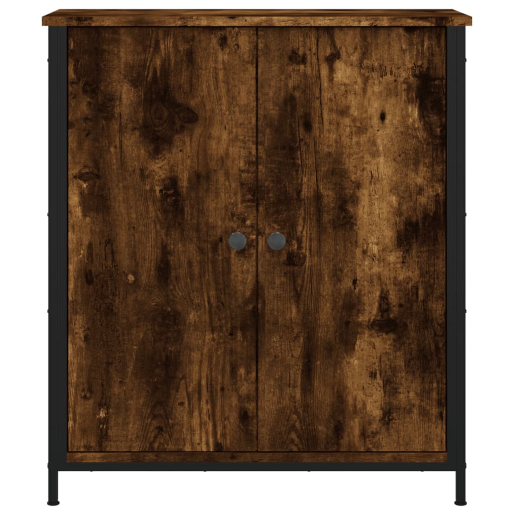 Buffet chêne fumé 70x30x80 cm bois d'ingénierie - XIOS