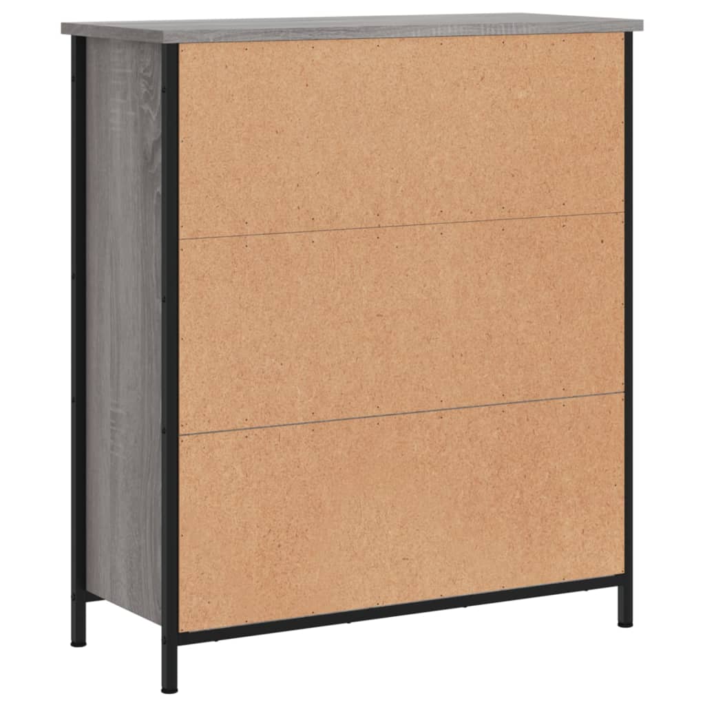 Buffet sonoma gris 70x30x80 cm bois d'ingénierie - XIOS