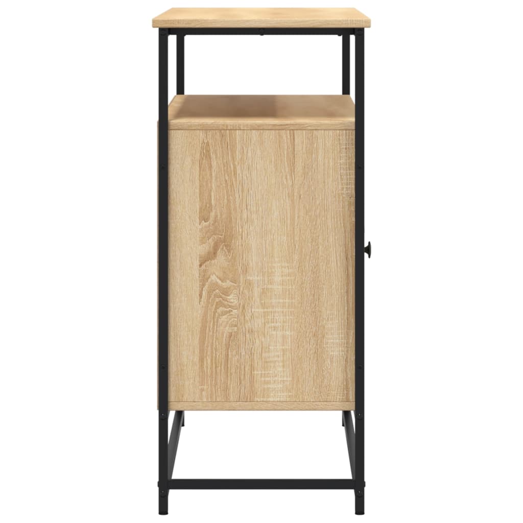 Buffet chêne sonoma 100x35x80 cm bois d'ingénierie - XIOS