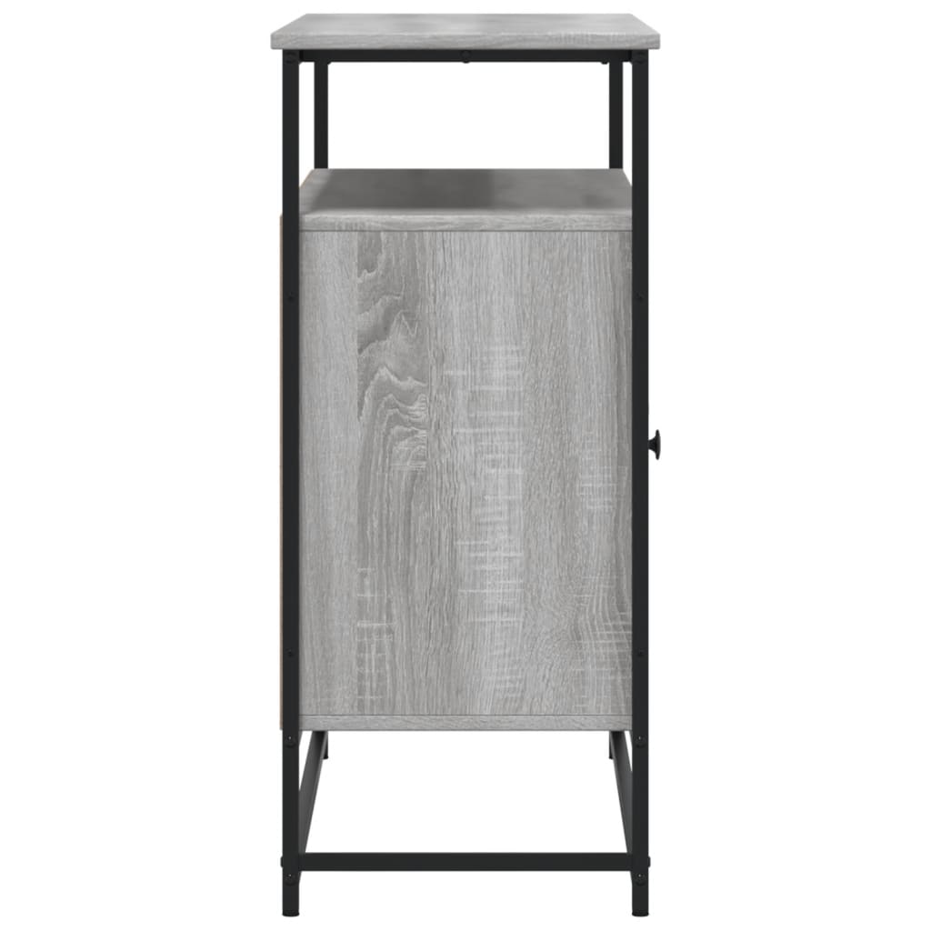 Buffet sonoma gris 100x35x80 cm bois d'ingénierie - XIOS