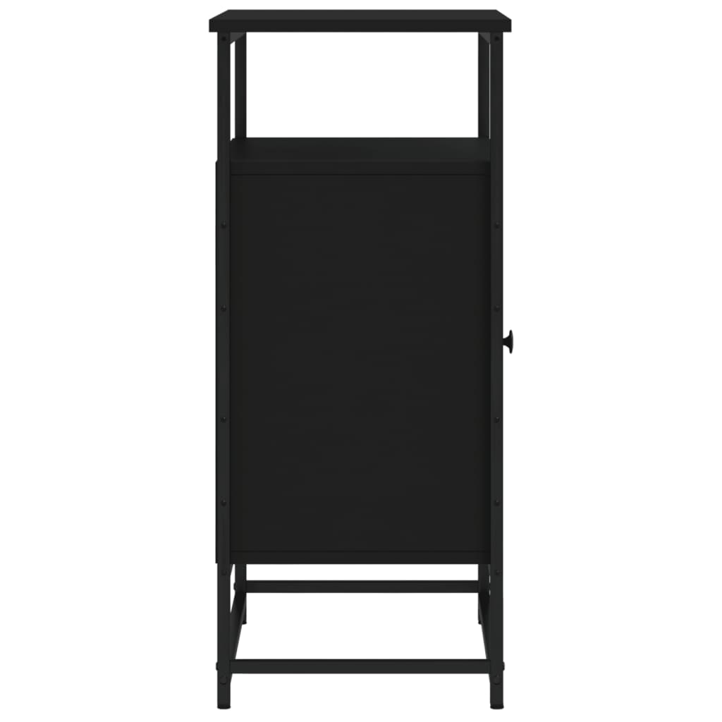 Buffet noir 69x35x80 cm bois d'ingénierie - XIOS