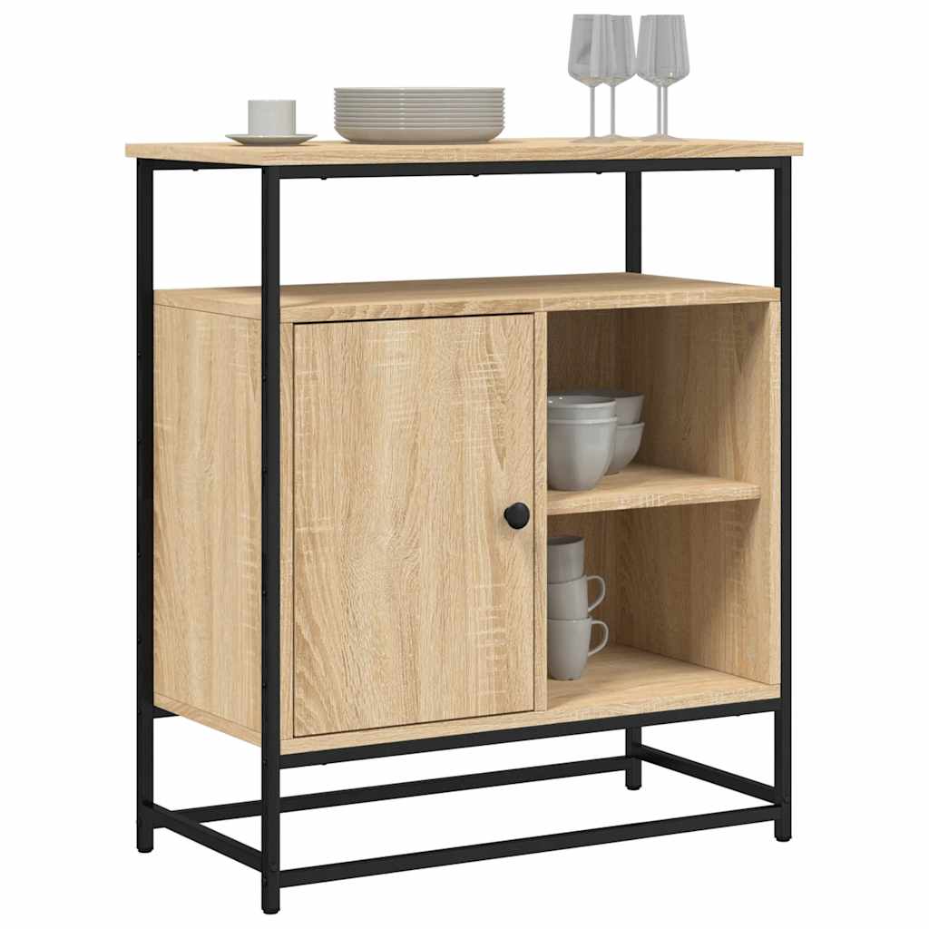 Buffet chêne sonoma 69x35x80 cm bois d'ingénierie - XIOS