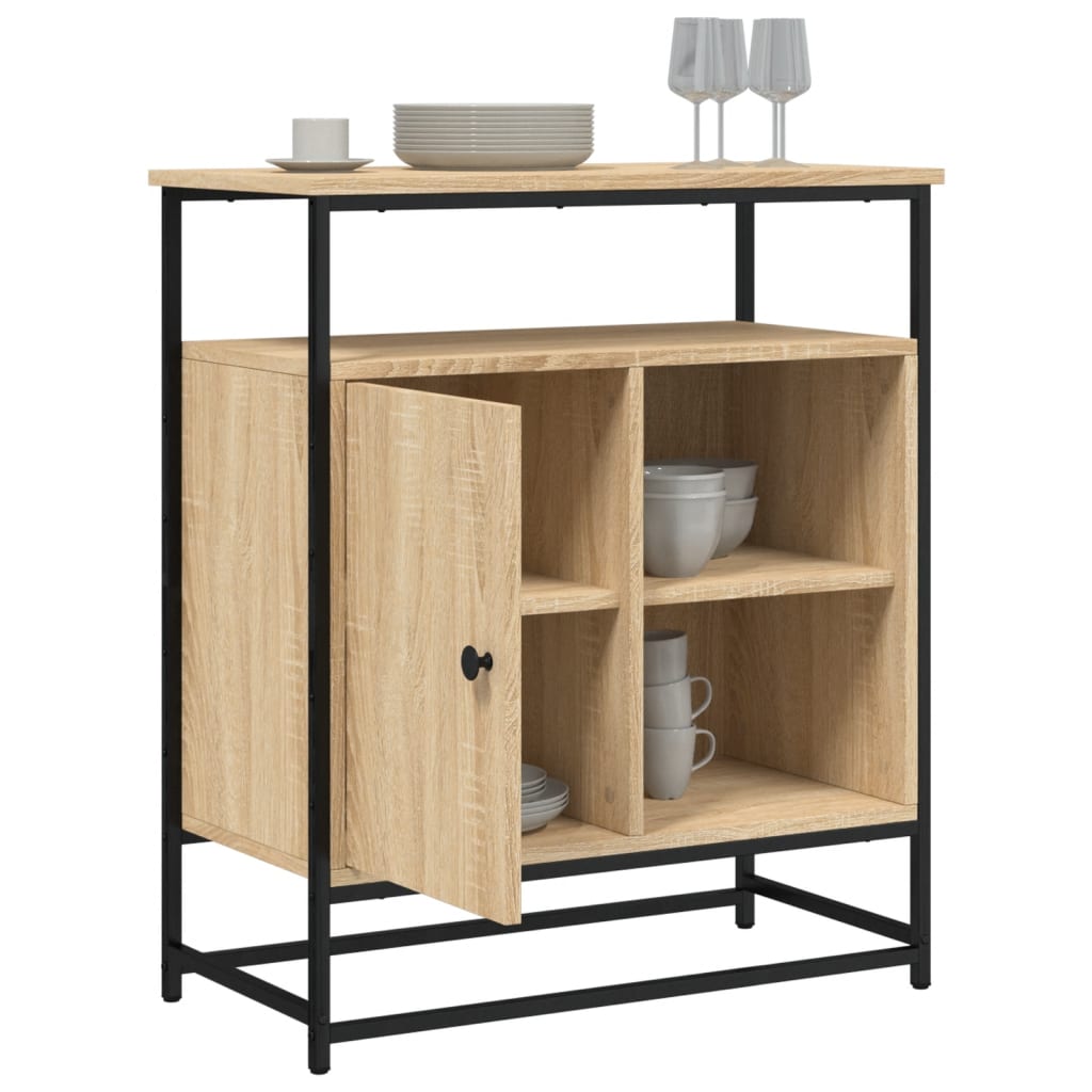 Buffet chêne sonoma 69x35x80 cm bois d'ingénierie - XIOS
