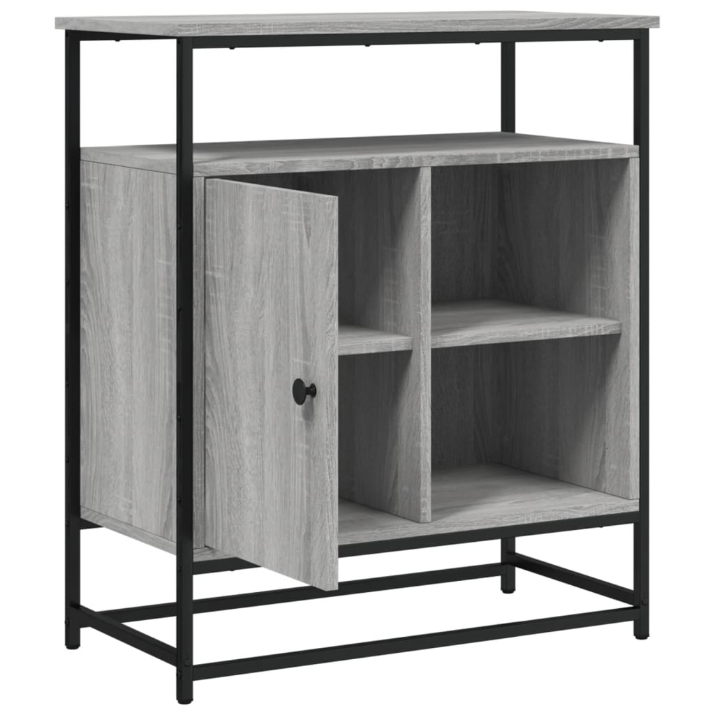 Buffet sonoma gris 69x35x80 cm bois d'ingénierie - XIOS