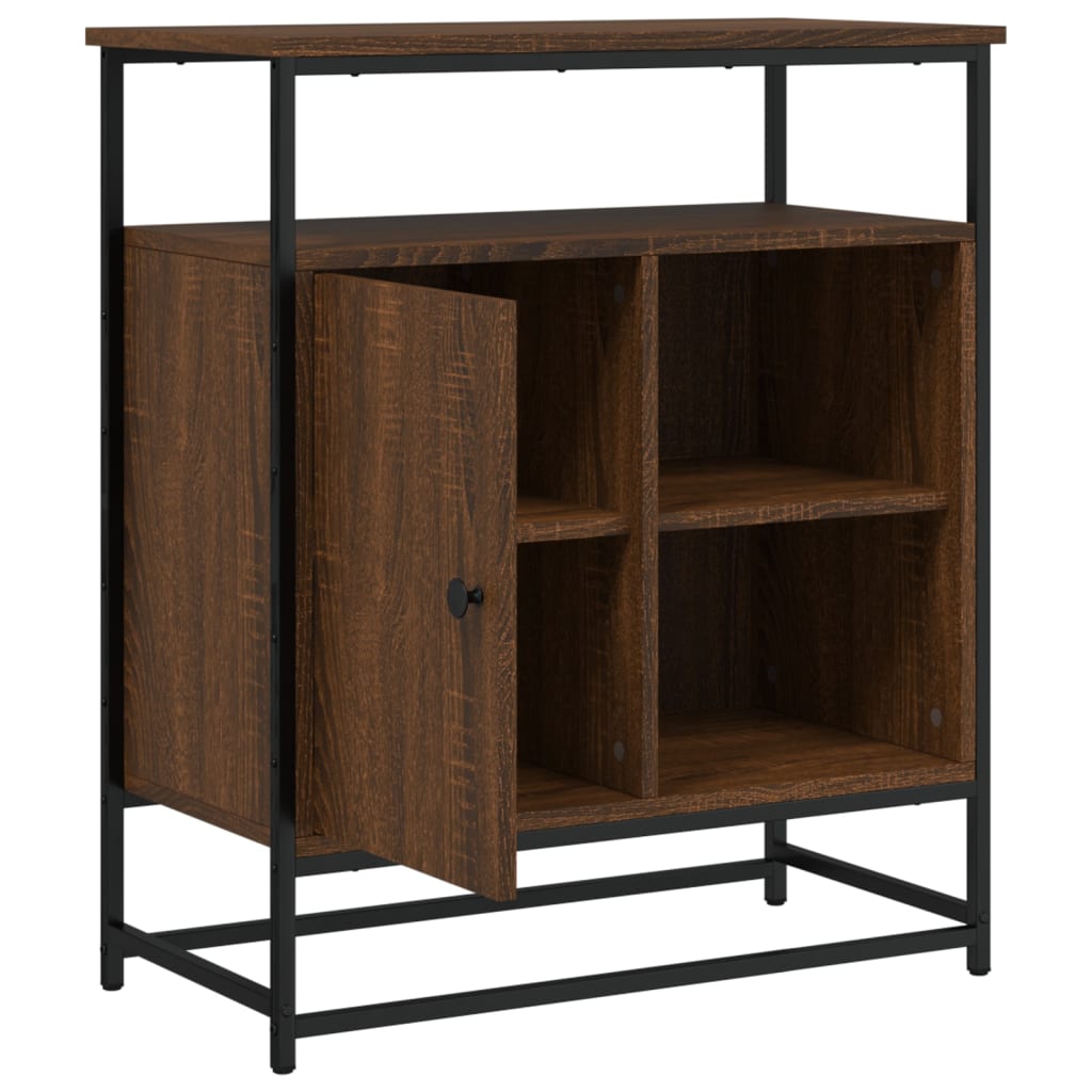 Buffet chêne marron 69x35x80 cm bois d'ingénierie - XIOS