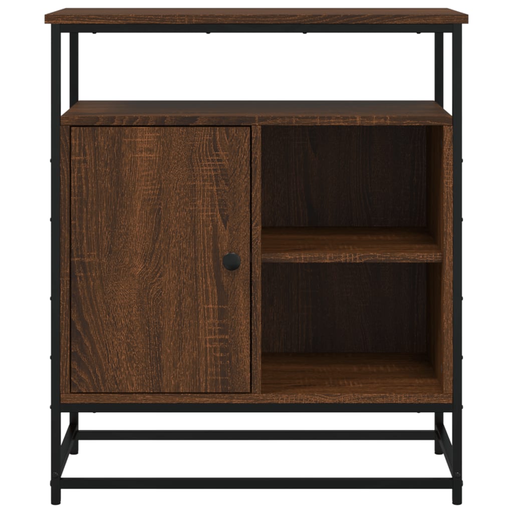 Buffet chêne marron 69x35x80 cm bois d'ingénierie - XIOS