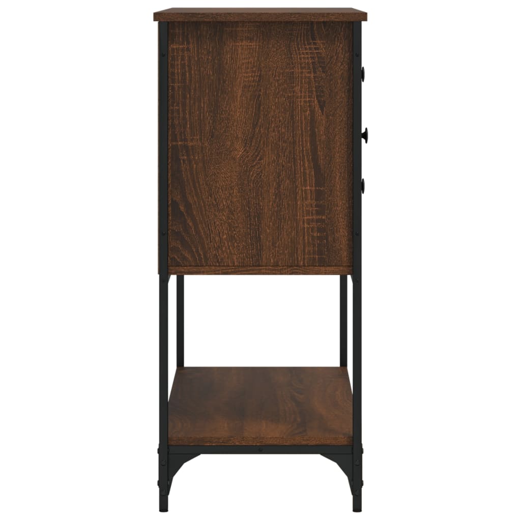 Buffet chêne marron 100x36x85 cm bois d'ingénierie - XIOS