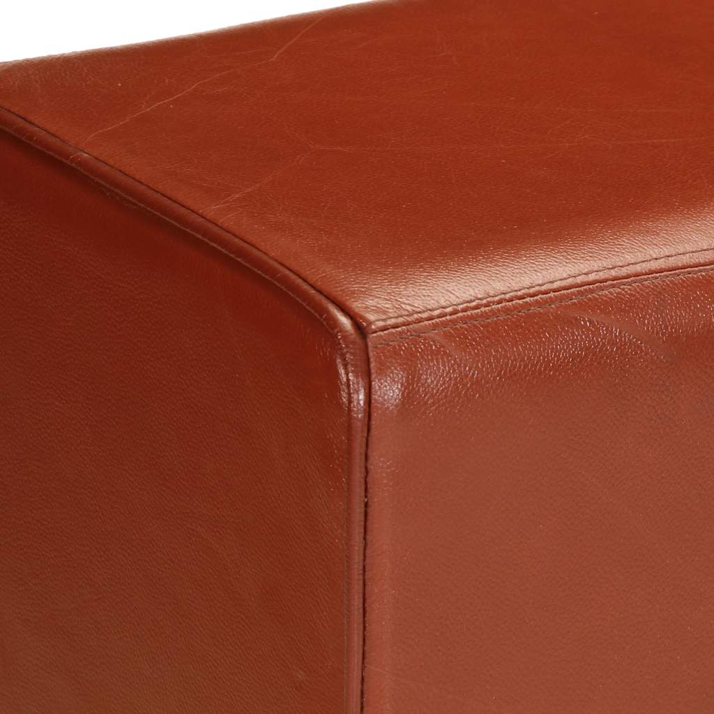 Banc de gymnastique marron 160 cm cuir véritable - XIOS