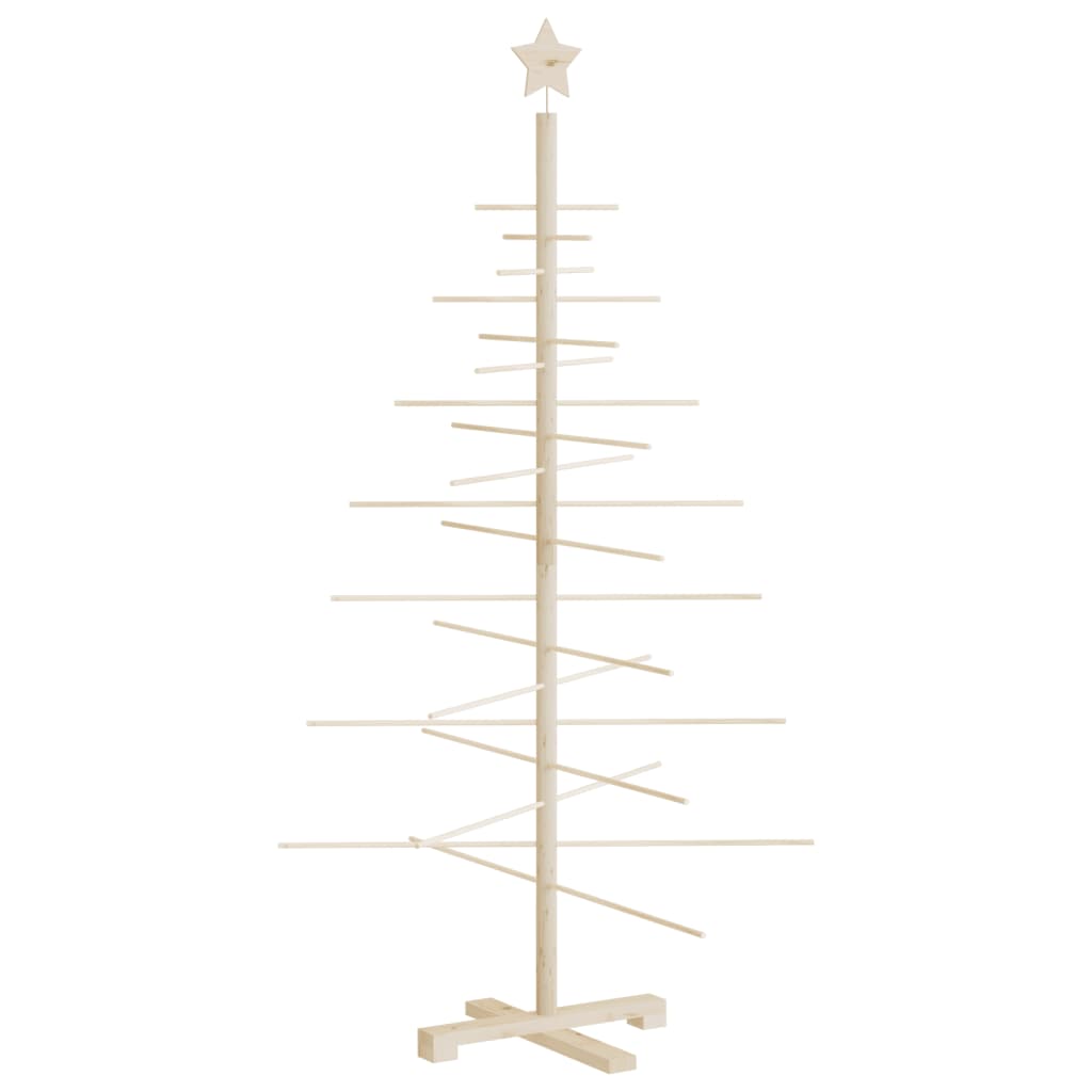 Arbre de Noël en bois pour décoration 150 cm bois massif de pin - XIOS