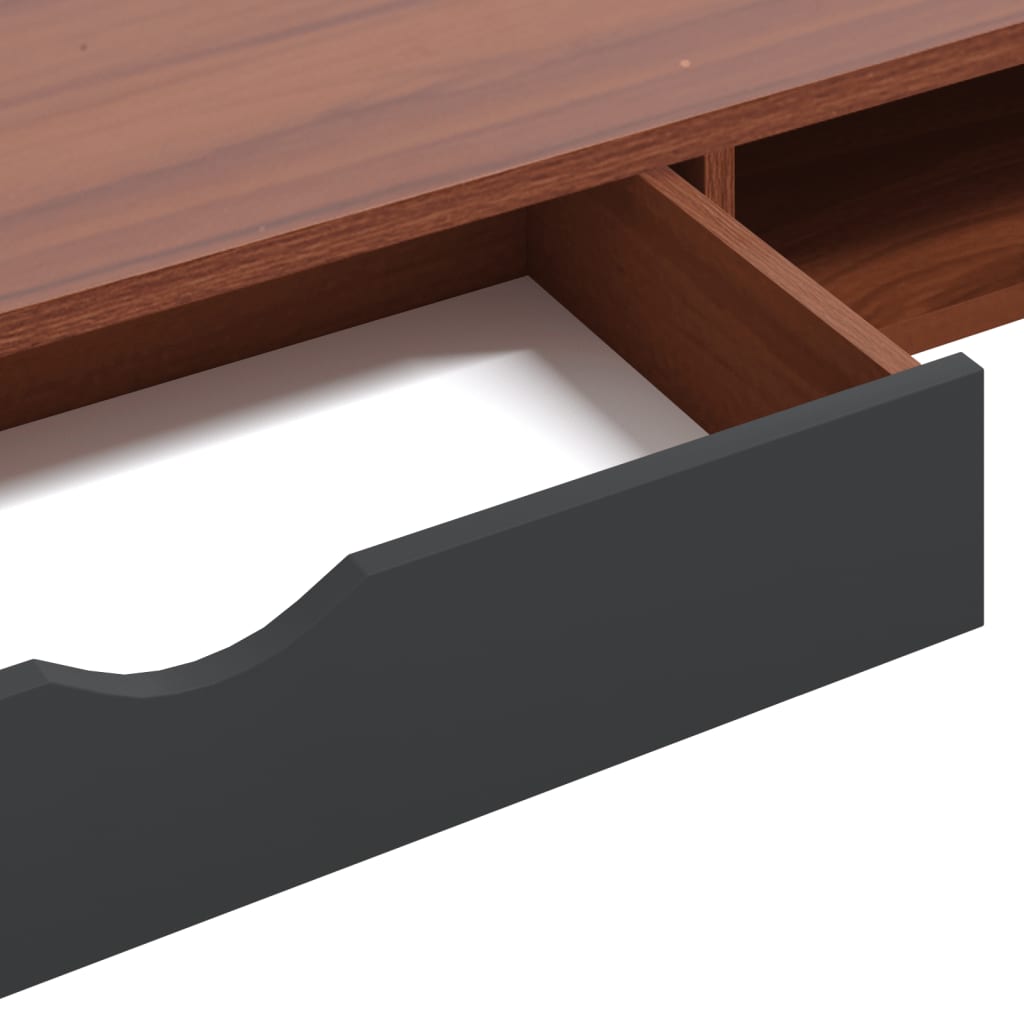 Bureau d'ordinateur avec tiroir marron 110x50x75 cm - XIOS