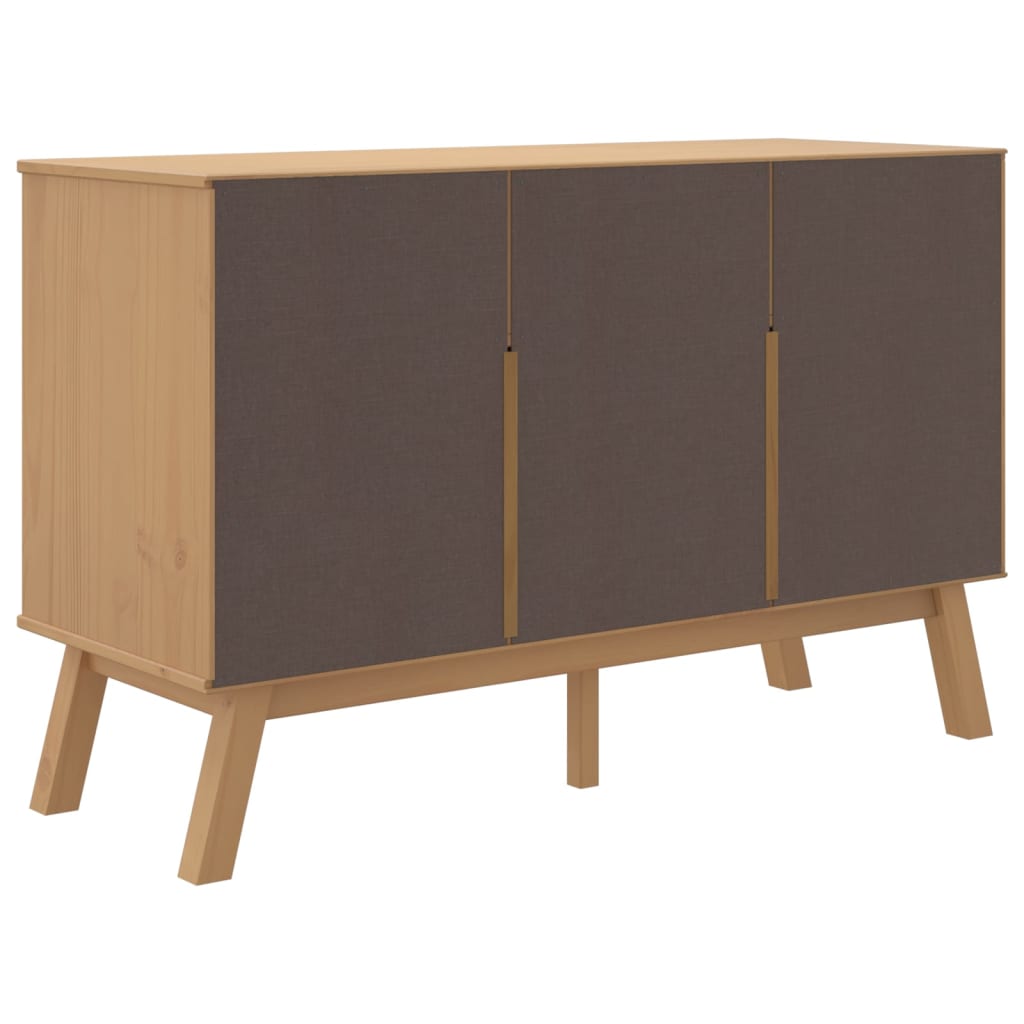 Buffet OLDEN marron 114x43x73,5 cm bois massif de pin - XIOS