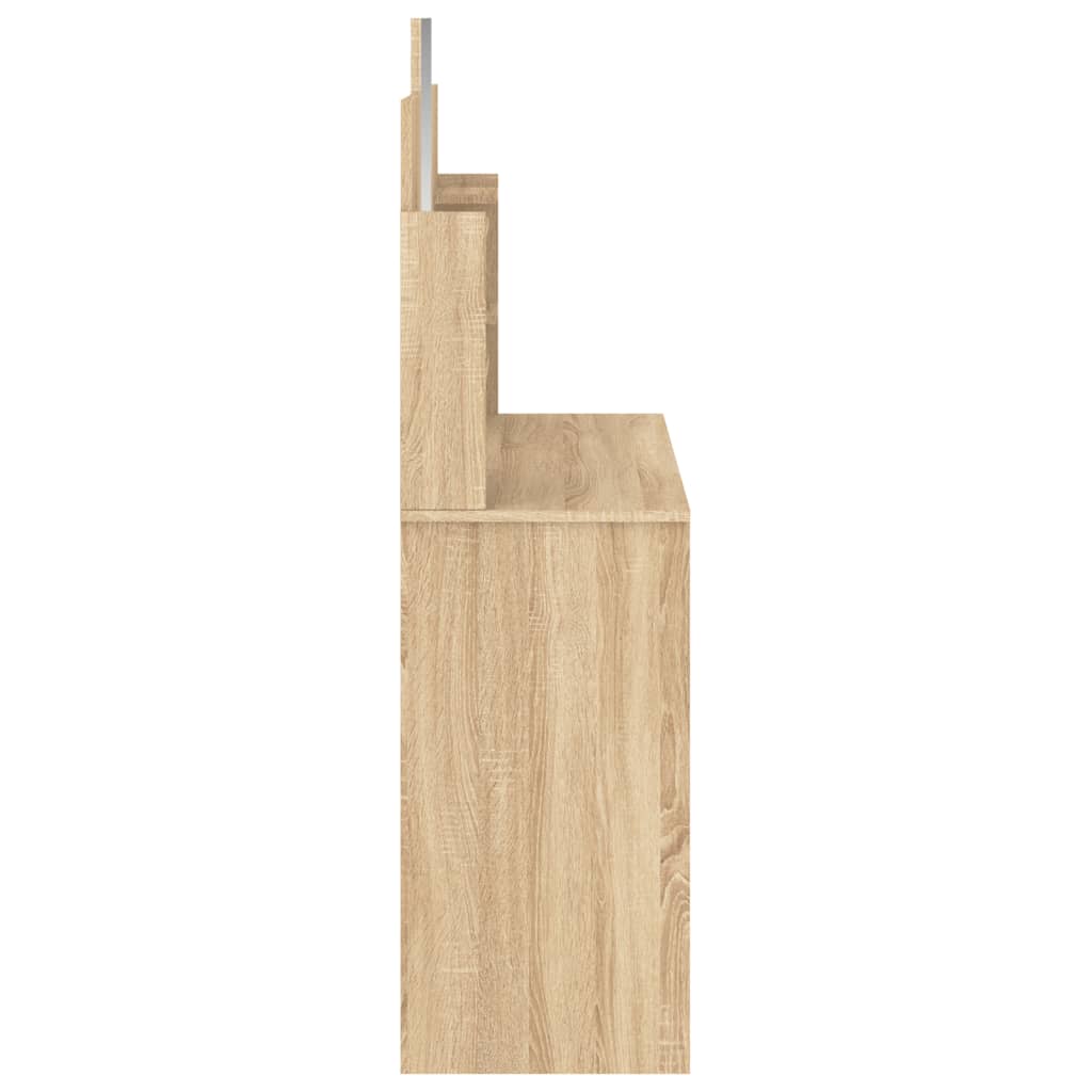 Coiffeuse avec miroir chêne sonoma 96x39x142 cm - XIOS