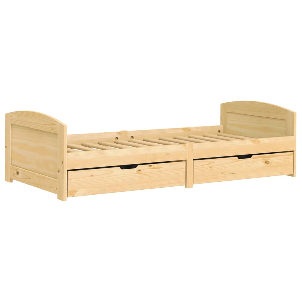 Lit de jour avec 2 tiroirs sans matelas IRUN 90x200 cm - XIOS