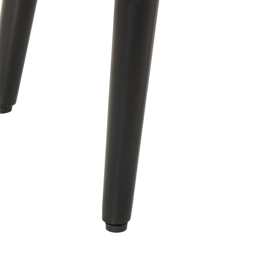 Table basse 45x45x40 cm bois de manguier solide et fer - XIOS