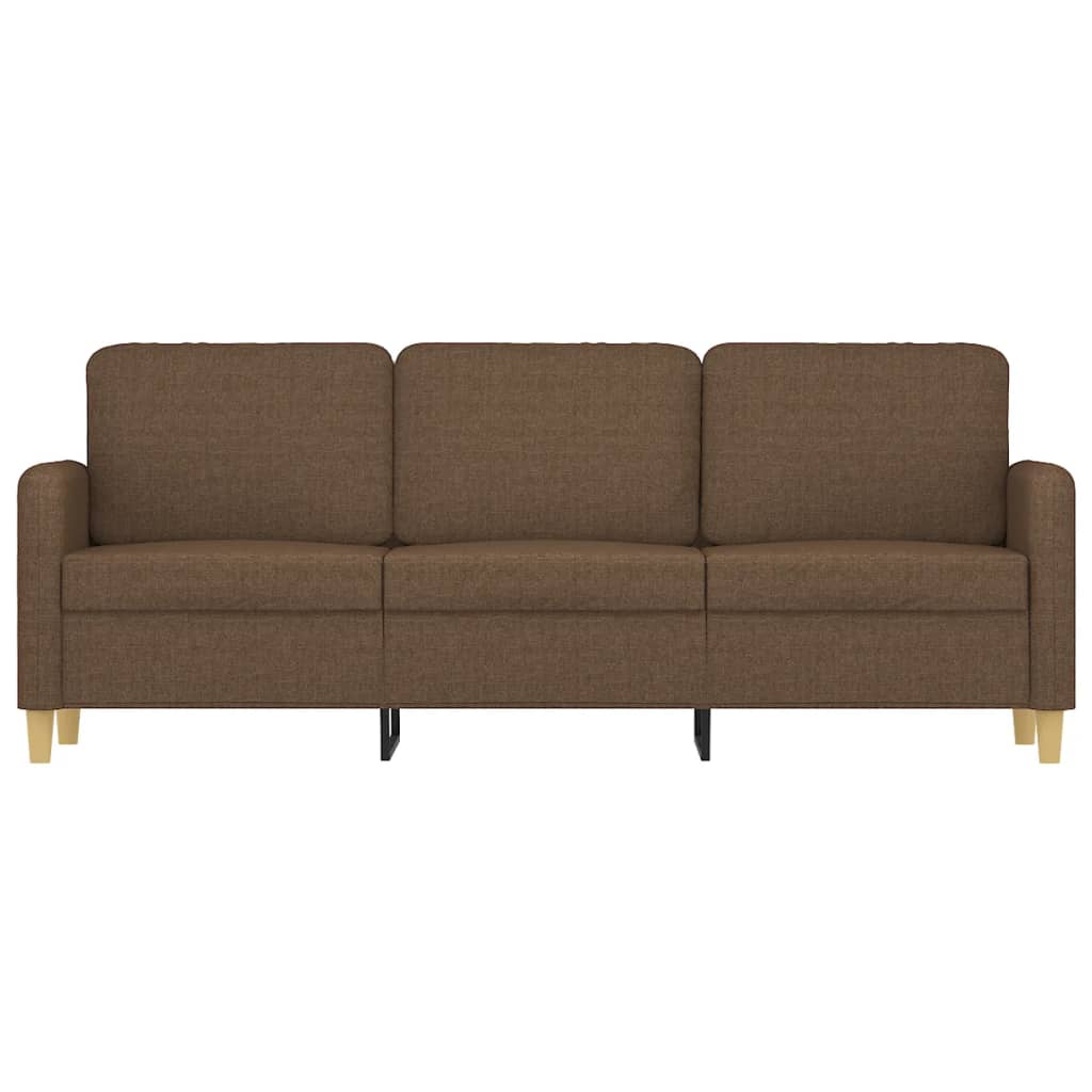 Canapé à 3 places Marron 180 cm Tissu - XIOS