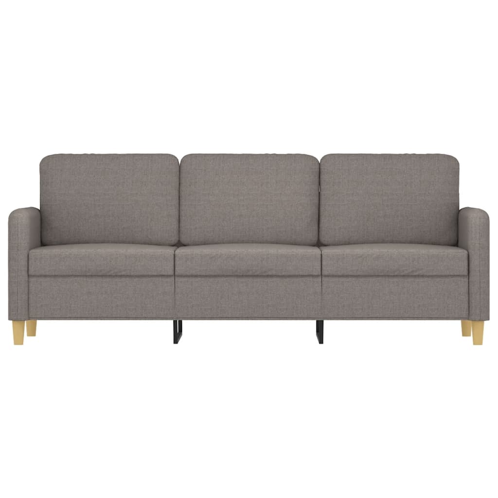 Canapé à 3 places Taupe 180 cm Tissu - XIOS