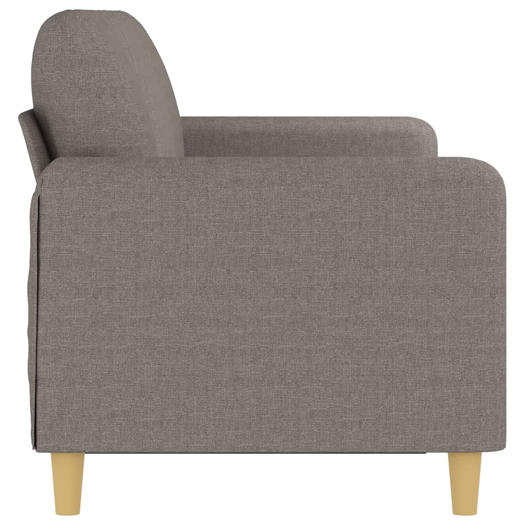 Canapé à 3 places Taupe 180 cm Tissu - XIOS