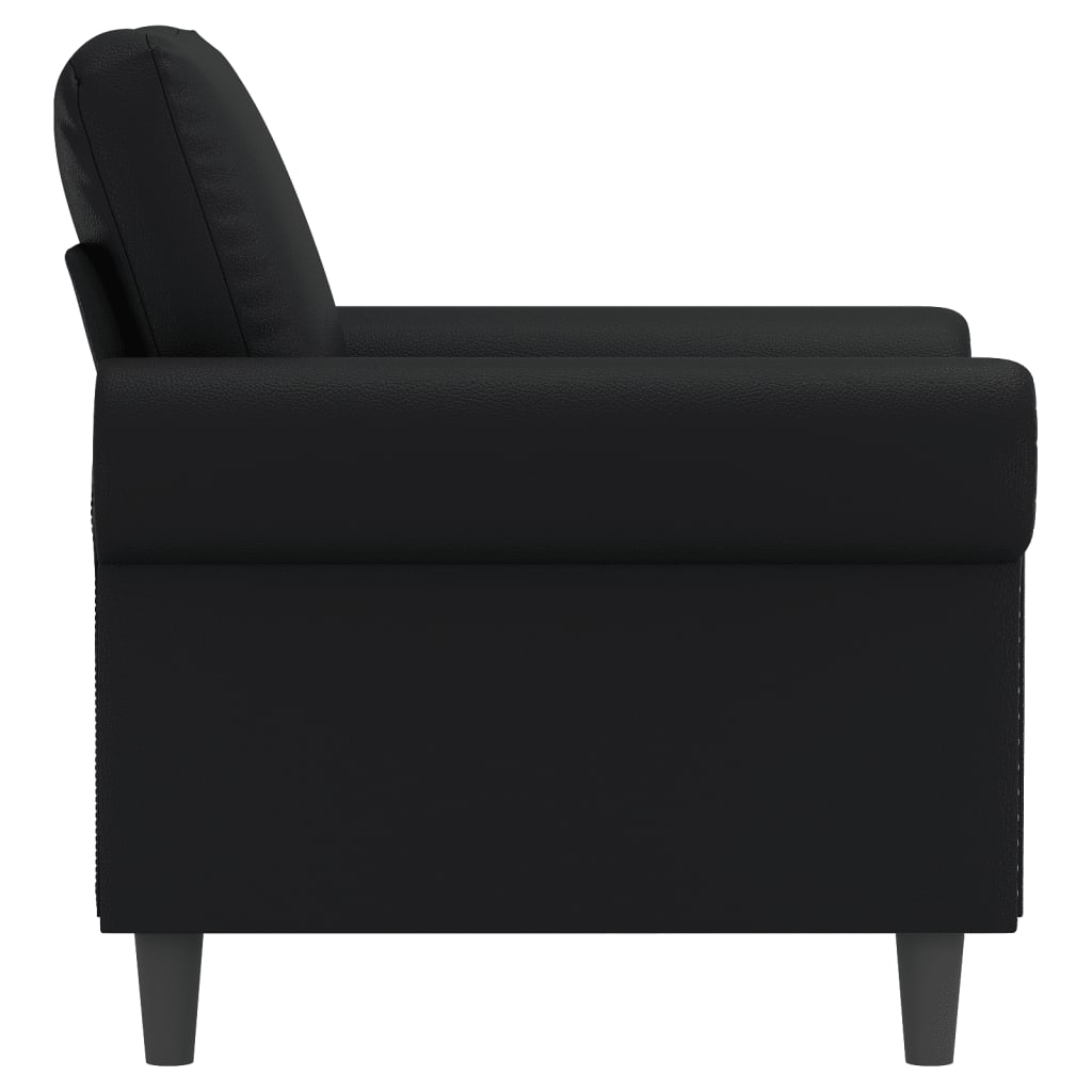 Fauteuil Noir 60 cm Similicuir - XIOS