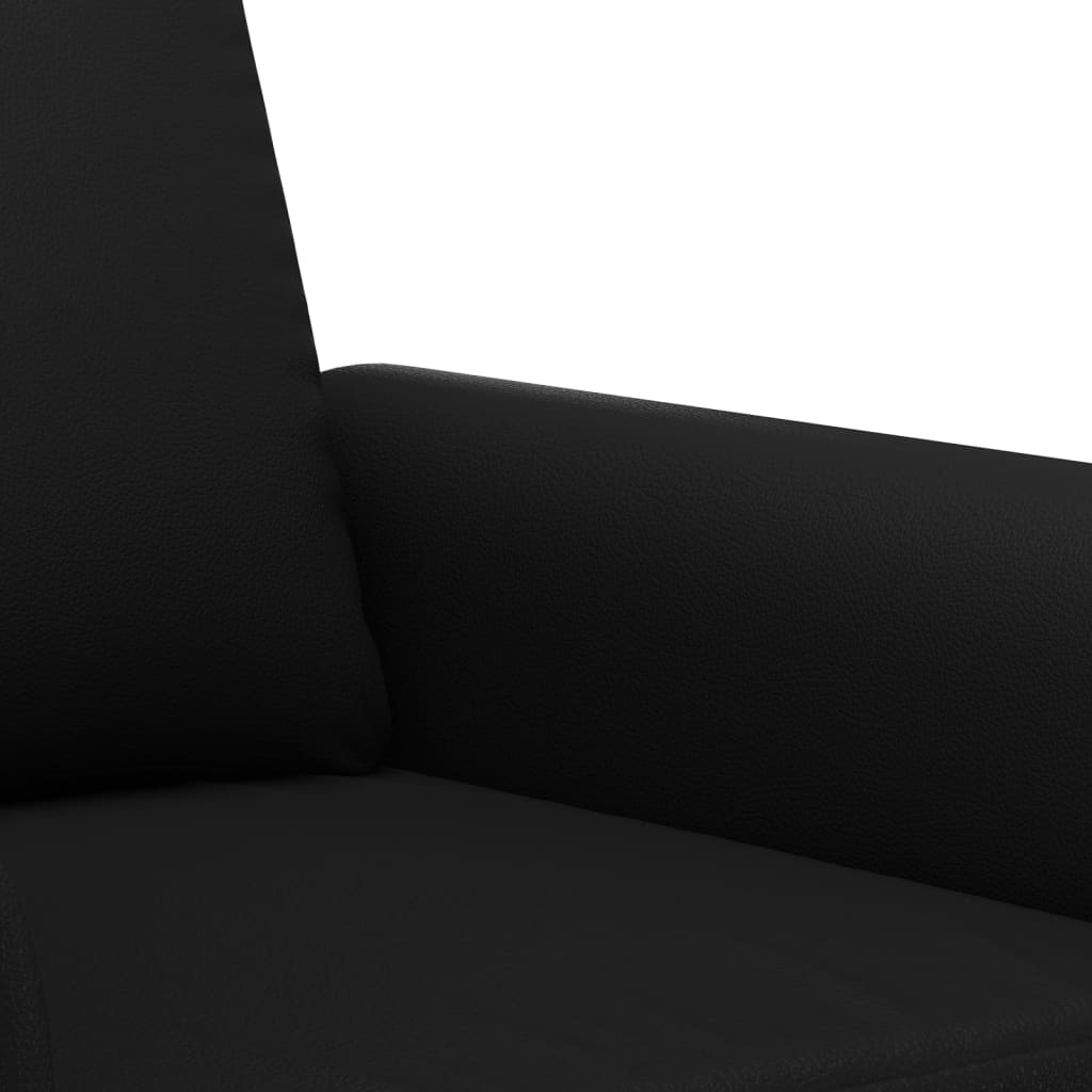 Fauteuil Noir 60 cm Similicuir - XIOS