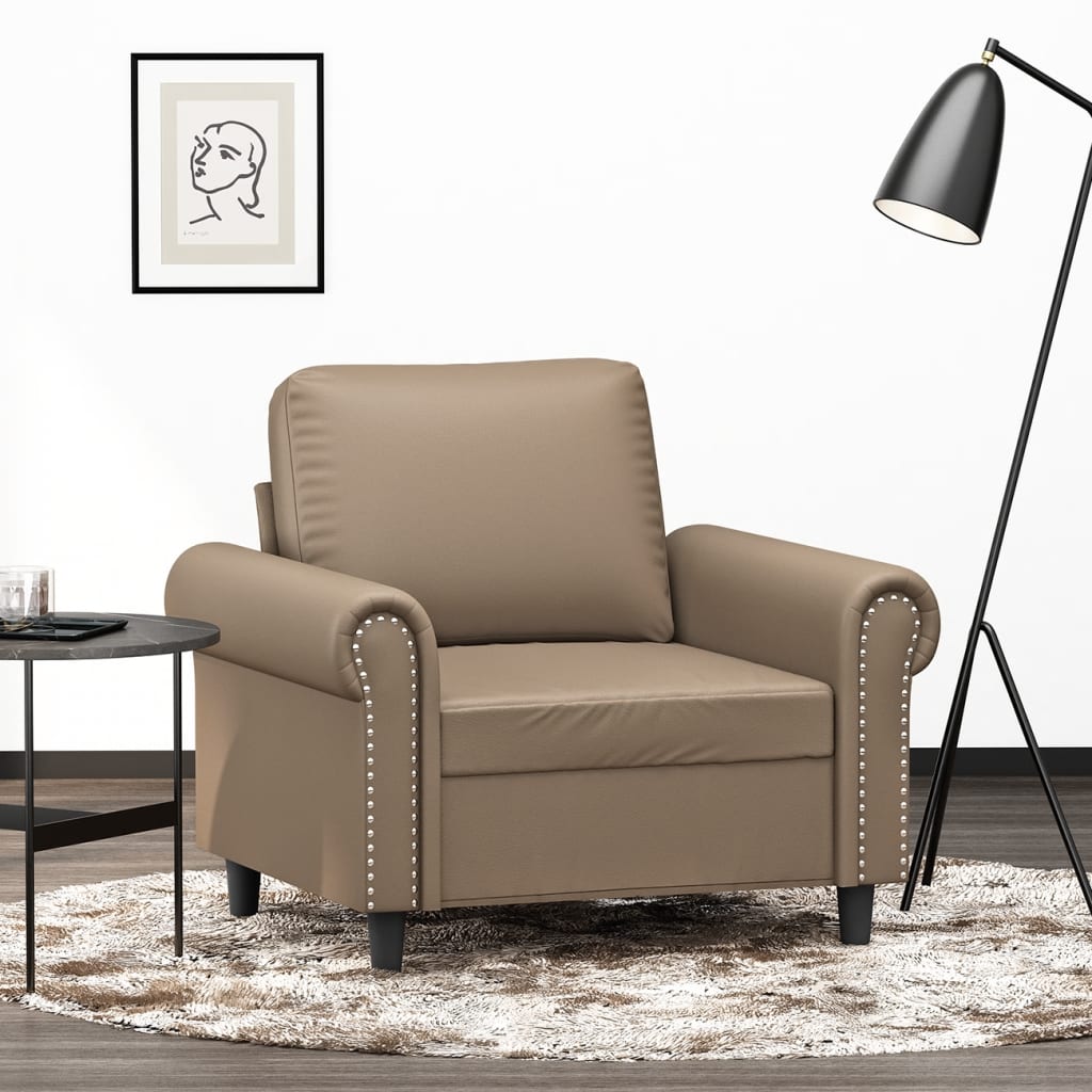 Fauteuil Cappuccino 60 cm Similicuir - XIOS