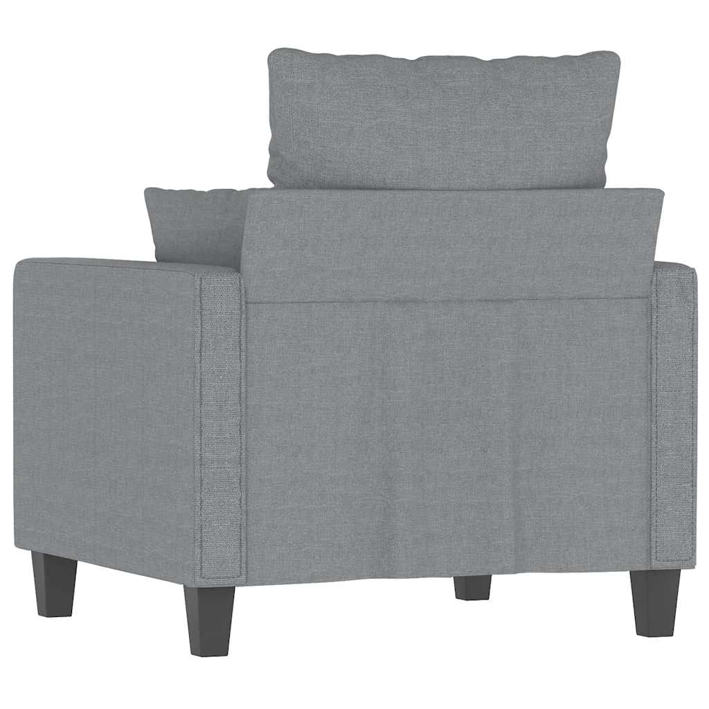 Canapé à 2 places Gris 140 cm Similicuir - XIOS