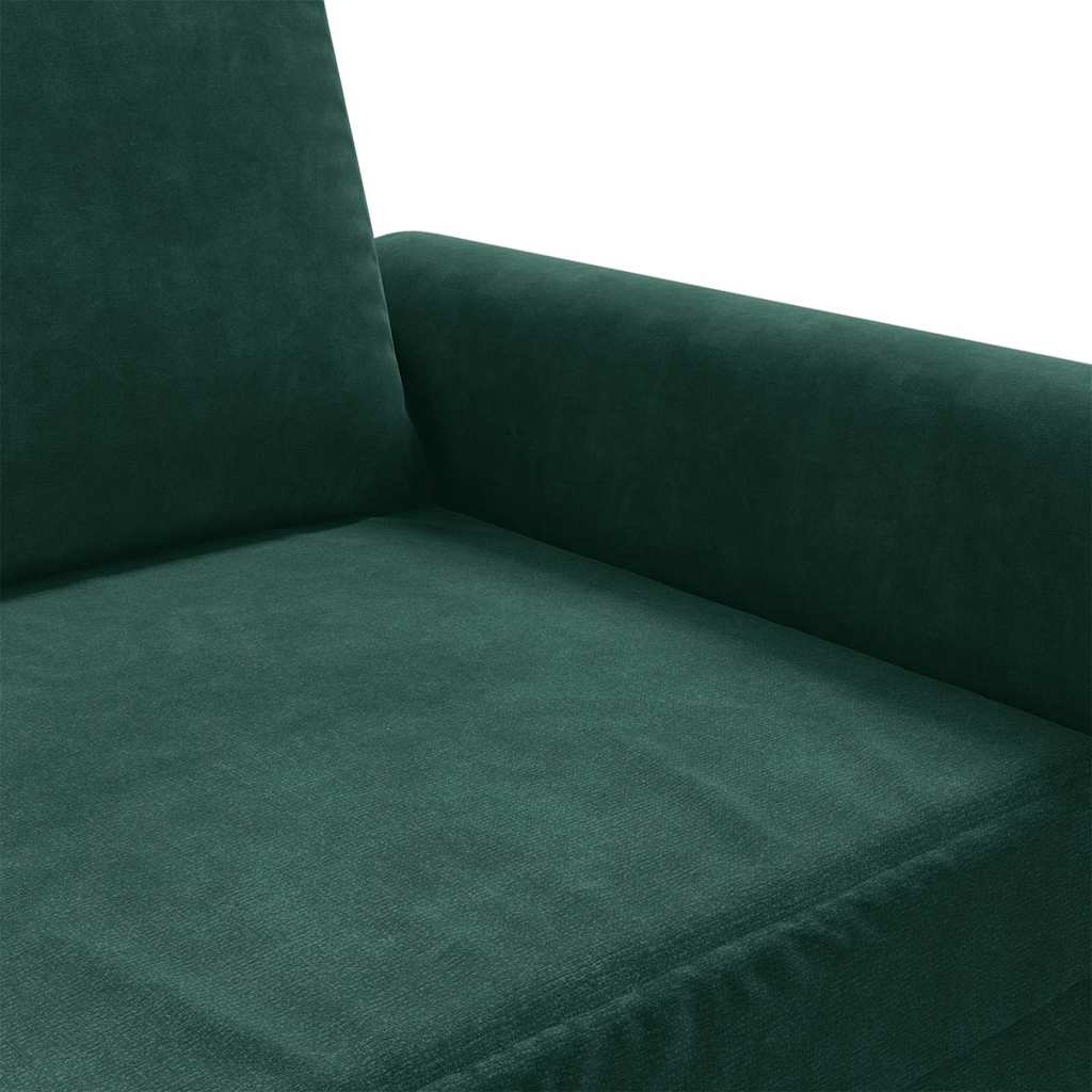 Fauteuil Vert foncé 60 cm Velours - XIOS
