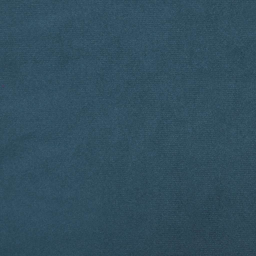 Canapé à 2 places Bleu 120 cm Velours - XIOS
