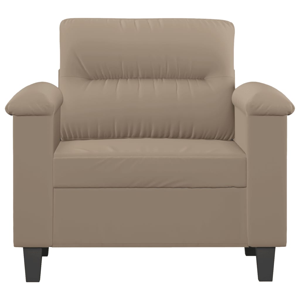 Chaise de canapé Taupe 60 cm Tissu microfibre - XIOS