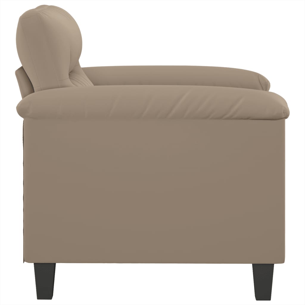Chaise de canapé Taupe 60 cm Tissu microfibre - XIOS